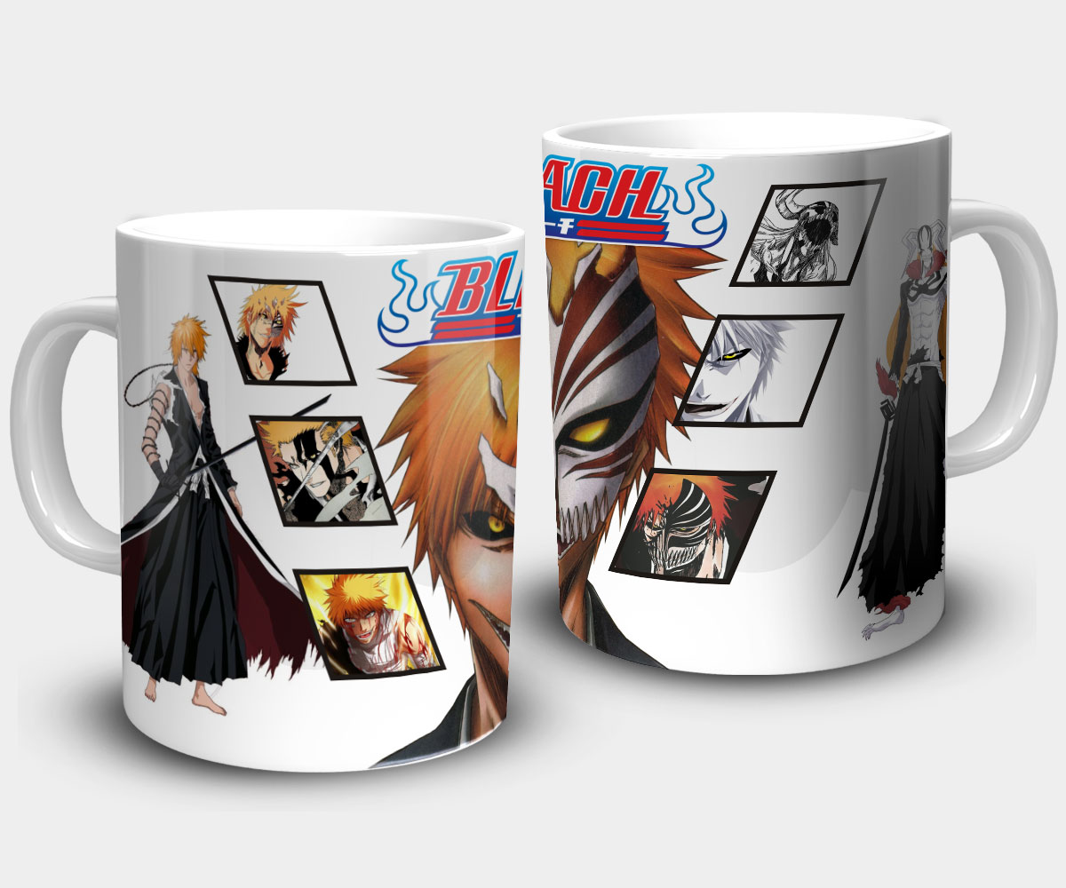 Caneca Bleach Personagens anime mangá desenho